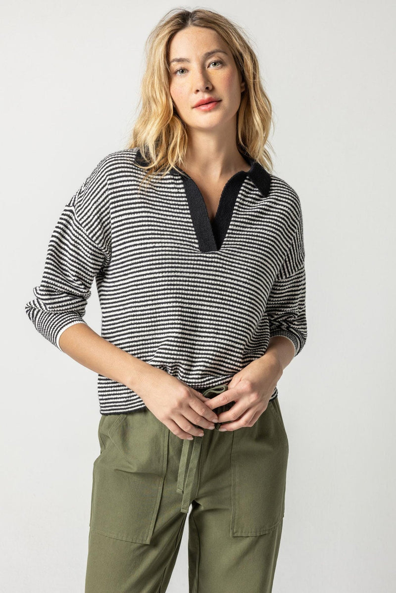 EASY POLO SWEATER