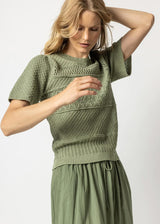 PUFF SLEEVE PULLOVER SWEATER